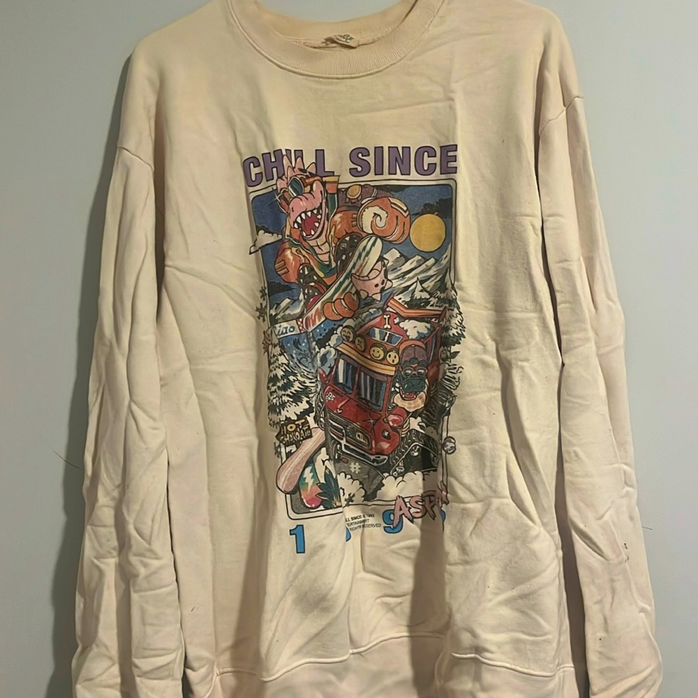 Brandy Melville “Chill since 1993” crewneck sweatshirt